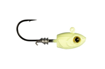 Image of Z-man Micro Shad Jig Head, 4 Pack, Glow, 1/16oz, MSH116-04PK4