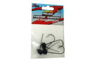 Image of Z-man POWER FINS SHROOMZ WEEDLESS 1/6oz3PK BLK PJHW16-02PK3