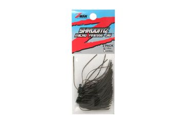 Image of Z-man SHROOMZ MICRO FINS JIG3/16ozGRN PMPKN2PK MFJ316-02PK2