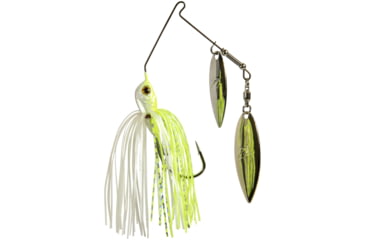 Image of Z-man Slingbladez Power Finesse Double Willow Spinner Baits, 3/8oz, Chartreuse Pearl, SBFW38-02