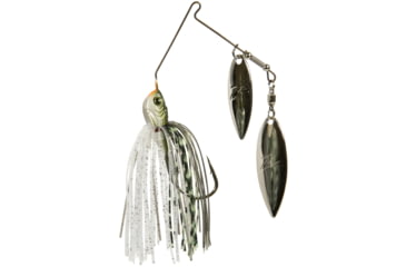 Image of Z-man Slingbladez Power Finesse Double Willow Spinner Baits, 3/8oz, Greenback Shad, SBFW38-03