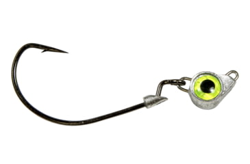 Image of Z-man Texas Eye Jigheads, Chartreuse, 1/4oz, 3 per Pack, TXJH14-05PK3