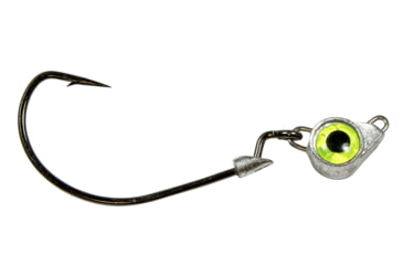 Image of Z-man Texas Eye Jigheads, Chartreuse, 1/8oz, 3 per Pack, TXJH18-05PK3