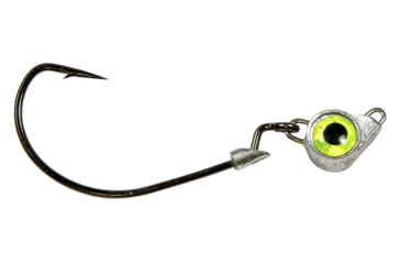 Image of Z-man Texas Eye Jigheads, Chartreuse, 3/16oz, 3 per Pack, TXJH316-05PK3
