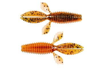 Image of Z-man TRD Bugz Soft Bait, 6, 2.75in, Green Pumpkin-Orange, TBUGZ-47PK6