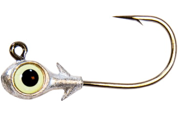 Image of Z-man Trout Eye Finesse Jigheads, Glow, 1/8oz, 3 per Pack, TEFH18-03PK3