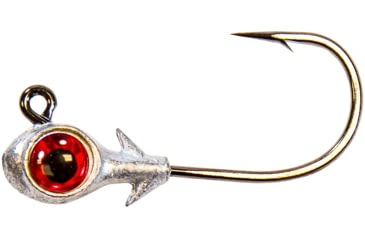 Image of Z-man Trout Eye Finesse Jigheads, Red, 3/16oz, 3 per Pack, TEFH316-01PK3