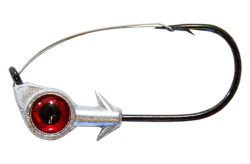 Image of Z-man Weedless Eye Jigheads, Red, 1/8oz, 3 per Pack, WEJH18-01PK3