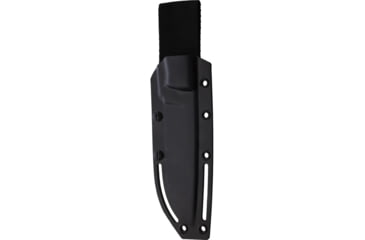 Image of ZA-PAS Knives Ultra Outdoor G10 Fixed Blade Knife, 9.75in Overall, 5in Black Cerakote Carbon Steel Blade, Black G10 Handle, ABS Sheath, S0030