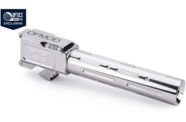 Image of Zaffiri OPMOD MG9 Glock 19 Flush and Crown Pistol Barrel, Stainless, ZP.19BSS.OPMOD