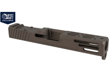 Image of Zaffiri OPMOD Z51M Glock 19 Gen 3 Pistol Slide w/RMR Cut, Smoked Bronze, Zaffiri OPMOD.19.DBB