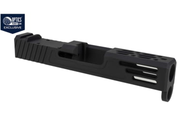 Image of Zaffiri OPMOD Z51M Glock 43/43X Pistol Slide w/RMSc Cut, Black, Zaffiri OPMOD.43.BLK