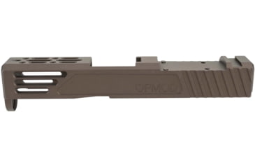 Image of Zaffiri OPMOD Z51M Glock 43/43X Pistol Slide w/RMSc Cut, Burnt Bronze, Zaffiri OPMOD.43.BB