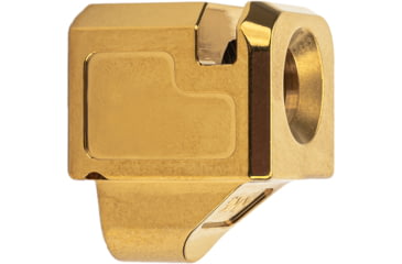 Image of Zaffiri Precision Blowhole Compensator, Glock 9mm Gen 1-5 1/2x28, TiN Gold, ZP.COMP.G