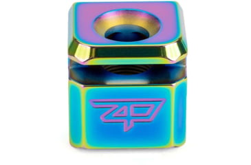 Image of Zaffiri Precision Blowhole Glock 43 Compensator, 9mm Luger, Rainbow, ZP.COMP.43.SP