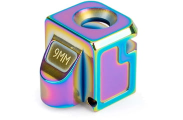 Image of Zaffiri Precision Blowhole Glock 43 Compensator, 9mm Luger, Rainbow, ZP.COMP.43.SP