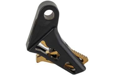 Image of Zaffiri Precision Finger Blaster Trigger Shoe, Glock Gen 1-4, Gold, ZP.TRIG.BLK.G