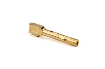 Image of Zaffiri Precision Flush and Crown Glock 17 Gen 5 9mm Luger Non-Threaded Pistol Barrel, 4.42in, 1-10 RH Twist, PVD, Gold, BA-G17G5-FC-GLD
