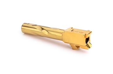 Image of Zaffiri Precision Flush and Crown Glock 19 Gen 3, Glock 19 Gen 4 9mm Luger Non-Threaded Pistol Barrel, 3.90in, 1-10 RH Twist, PVD, Gold, BA-G19G14-FC-GLD