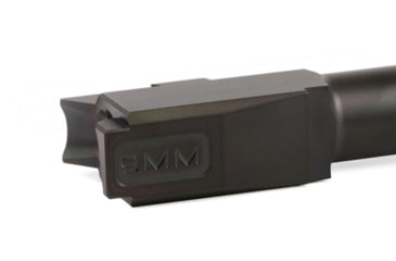 Image of Zaffiri Precision Flush and Crown Glock 48 9mm Luger Non-Threaded Pistol Barrel, 4.08in, 1-10 RH Twist, Nitride, Black, BA-G48-FC-BN