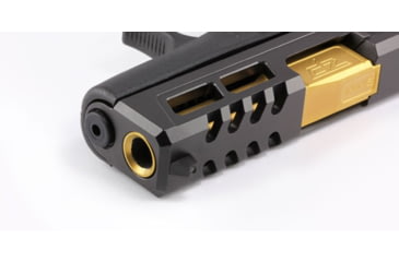 Image of Zaffiri Precision Flush and Crown Glock 48 9mm Luger Non-Threaded Pistol Barrel, 4.08in, 1-10 RH Twist, PVD, Gold, BA-G48-FC-GLD