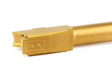 Image of Zaffiri Precision Glock 48 9mm Luger Threaded Pistol Barrel, 4.68in, 1-10 RH Twist, PVD, Gold, BA-G48-TH-GLD