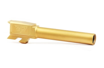 Image of Zaffiri Precision Flush and Crown Glock 48 9mm Luger Non-Threaded Pistol Barrel, 4.08in, 1-10 RH Twist, PVD, Gold, BA-G48-FC-GLD