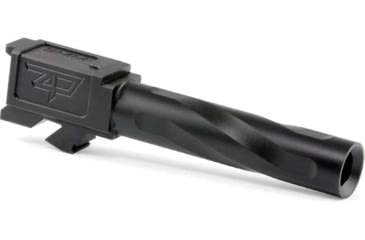 Image of Zaffiri Precision Flush and Crown Pistol Barrel, Glock 19 Gen 5 Slide, 9mm, 1/10 Twist, 416R Stainless Steel, Black Nitride, ZP.19G5BBN