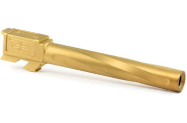 Image of Zaffiri Precision Flush and Crown Pistol Barrel, Glock 34 Gen 5, 9mm, 1/10 Twist, 416R Stainless Steel, Titanium Nitride, ZP.34G5BG