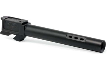 Image of Zaffiri Precision Flush and Crown Ported Pistol Barrel, Glock 34 Gen 1-4/ZPS.P Slide, 9mm, 1/16 Twist, 416R Stainless Steel, Black Nitride, ZP.34BPBN