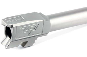 Image of Zaffiri Precision Flush and Crown Ported Pistol Barrel, Glock 43/43x ZPS.P, 9mm, 1/10 Twist, 416R Stainless Steel, Stainless Steel, ZP.43BPSS