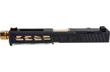 Image of Zaffiri Precision Glock 17 Gen 3 ZPS.3 Complete Upper Threaded RMR Cut, Gold, Black, ZPS.3.17.BLK.CU