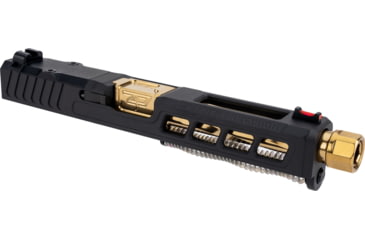 Image of Zaffiri Precision Glock 17 Gen 3 ZPS.3 Complete Upper Threaded RMR Cut, Gold, Black, ZPS.3.17.BLK.CU