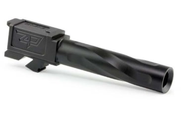 Image of Zaffiri Precision Glock 19 Gen 1-4 Flush and Crown Pistol Barrel, 9mm Caliber, 1-10 Twist, 416R Stainless Steel, Black Nitride, ZP.19BBN