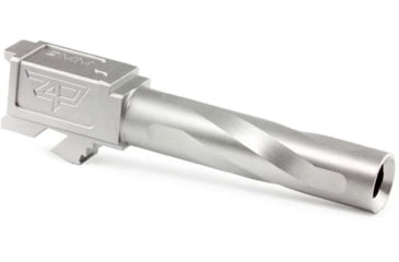 Image of Zaffiri Precision Glock 19 Gen 1-4 Flush and Crown Pistol Barrel, 9mm Caliber, 1-10 Twist, 416R Stainless Steel, Stainless Steel, ZP.19BSS