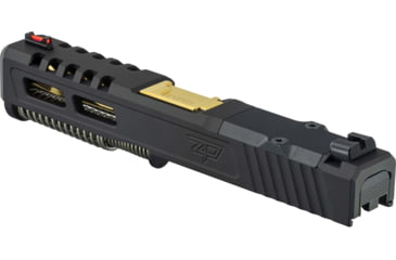 Image of Zaffiri Precision Glock 19 Gen 5 ZPS.2 Complete Upper RMR Cut, Gold, Black, ZPS.2.19.G5.BLK.CU.2