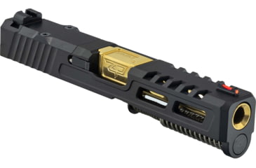 Image of Zaffiri Precision Glock 19 Gen 5 ZPS.2 Complete Upper RMR Cut, Gold, Black, ZPS.2.19.G5.BLK.CU.2