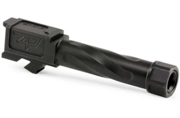 Image of Zaffiri Precision Glock 26 Gen 1-4 Threaded Pistol Barrel, 9mm Caliber, 1/2x28 Threads Per Inch, 416R Stainless Steel, Black Nitride, ZP.26BTBN