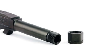 Image of Zaffiri Precision Threaded Pistol Barrel, Glock 43/43X, 9mm Luger, 4 in, 1/2x28, Black Nitride, ZP.43BTBN