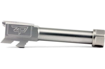 Image of Zaffiri Precision Threaded Pistol Barrel, Glock 43/43X, 9mm Luger, 4 in, 1/2x28, Stainless Steel, ZP.43BTSS