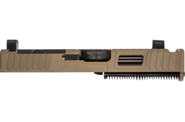 Image of Zaffiri Precision IBS Glock 19 Gen 3 Complete Pistol Slide, Nitride, Flat Dark Earth/Black, G19G3-IBS-RMR-FDE-CP-BN
