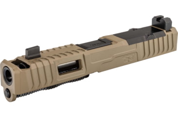 Image of Zaffiri Precision IBS Glock 19 Gen 3 Complete Pistol Slide, Nitride, Flat Dark Earth/Black, G19G3-IBS-RMR-FDE-CP-BN
