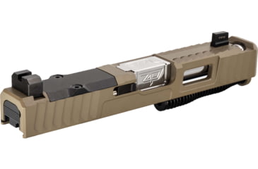 Image of Zaffiri Precision IBS Glock 19 Gen 3 Complete Pistol Slide, Polished, Flat Dark Earth/Stainless, G19G3-IBS-RMR-FDE-CP-SS