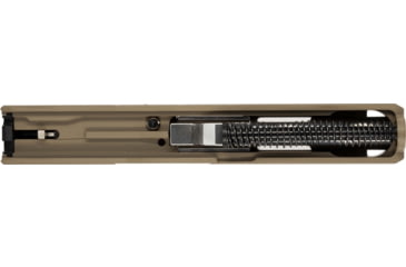 Image of Zaffiri Precision IBS Glock 19 Gen 3 Complete Pistol Slide, Polished, Flat Dark Earth/Stainless, G19G3-IBS-RMR-FDE-CP-SS