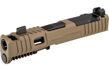 Image of Zaffiri Precision IBS Glock 43X Complete Pistol Slide, Nitride, Flat Dark Earth/Black, G43-IBS-RMSc-FDE-CP-BN