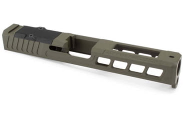 Image of Zaffiri Precision RTS Glock 17 Gen 3 ZPS.3 Pistol Slide RMR Cut, Olive Drab, Small, ZPS.3.17.OD