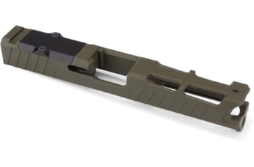 Image of Zaffiri Precision RTS Glock 17 Gen 3 ZPS.4 RMR Cut Slide, Olive Drab OD Green, ZPS.4.17.OD