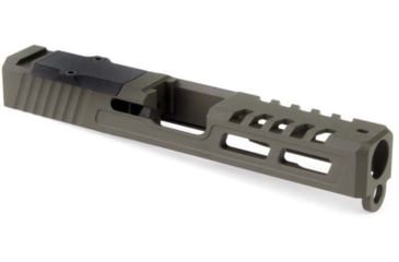 Image of Zaffiri Precision RTS Glock 17 Gen 3 ZPS.2 Pistol Slide RMR Cut, Olive Drab, Small, ZPS.2.17.OD