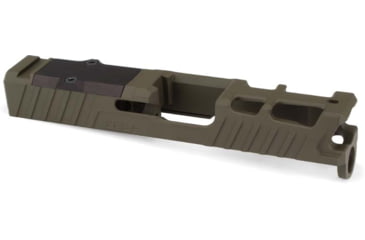 Image of Zaffiri Precision RTS Glock 26 Gen 3/4 ZPS.4 RMR Cut Slide, Olive Drab OD Green, ZPS.4.26.OD