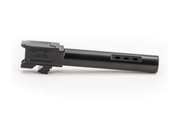 Image of Zaffiri Precision Side Ported Glock 17 Gen 5 9mm Luger Non-Threaded Pistol Barrel, 4.42in, 1-10 RH Twist, Nitride, Black, BA-G17G5-SP-BN